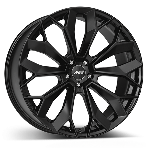Aez Leipzig black 9.5x22 5x112 ET42