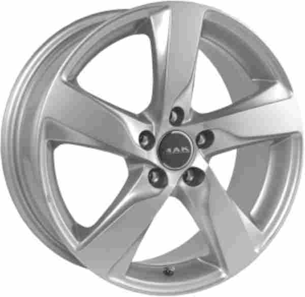 Mak GOTHENBURG farba: SILVER 7x17 5x108 ET50