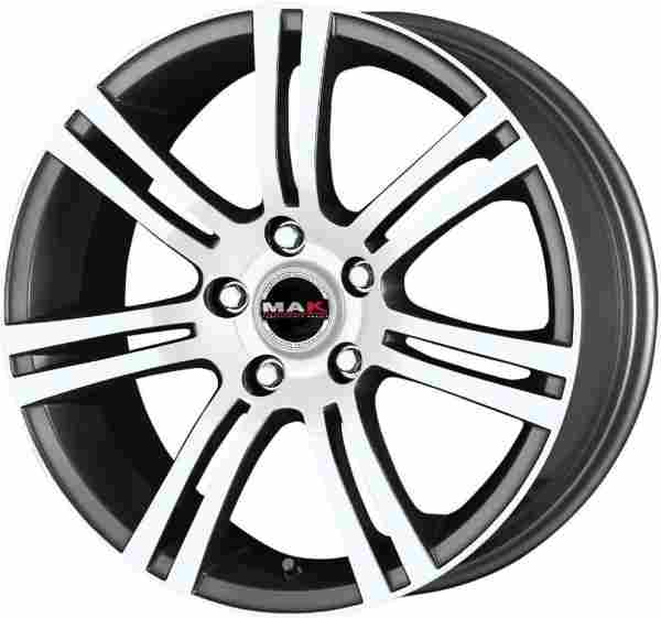 Mak Audace Farba: Gun Met-mirror Face 5.5x14 4x108 ET35