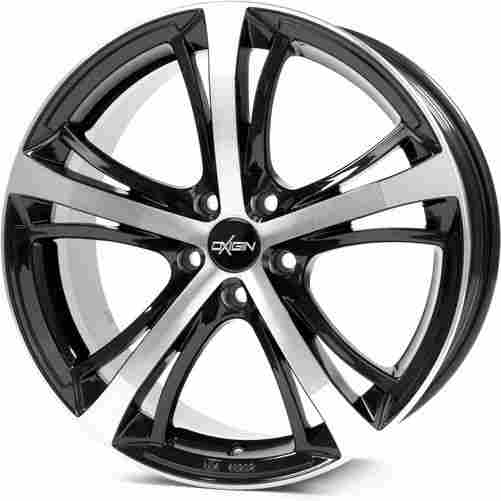 Oxigin 16 Sparrow Black Full Polish 10.5x20 5x120 ET35