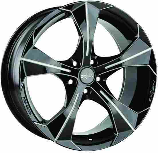 Oxigin 17 Strike Black Full Polish 10x20 5x120 ET30