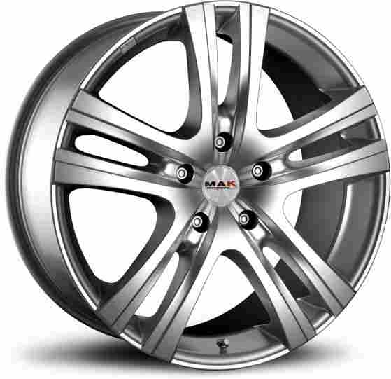 Mak Aria Farba: Silver 9.5x20 5x130 ET50