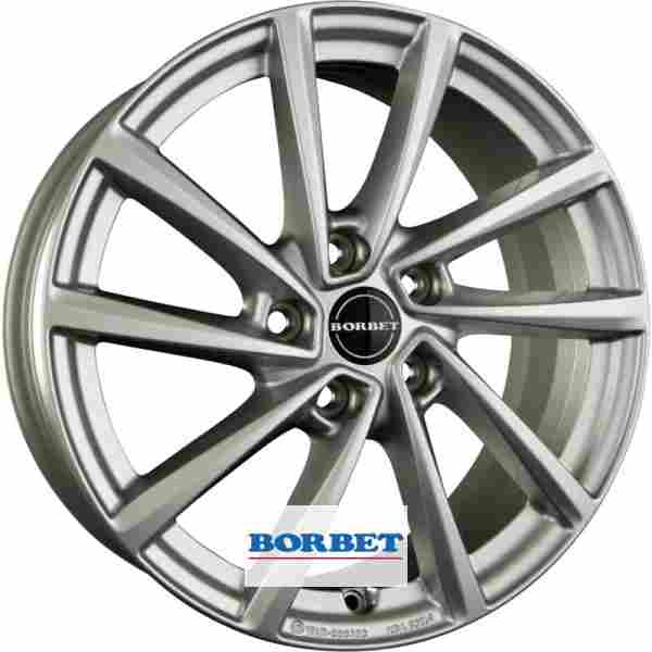 Borbet V farba: kristalovo strieborny 7x17 5x112 ET40