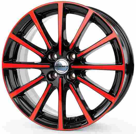 Borbet BL4 farba: black red leskly 7x17 4x100 ET40