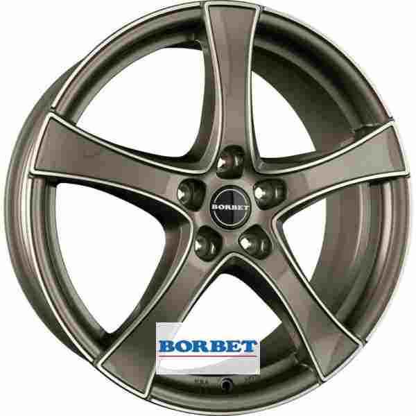 Borbet F farba: grafit lesteny 7.5x19 5x114.3 ET40
