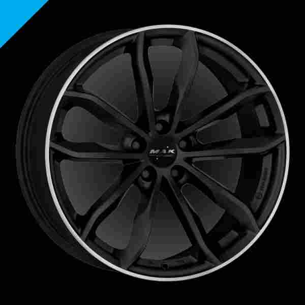 Mak 24H-FF farba: ICE RING BLACK 10x20 5x112 ET19