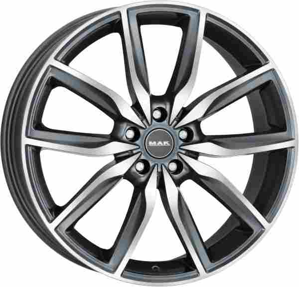Mak ALLIANZ farba: GUN MET-MIRROR FACE 8x20 5x112 ET27