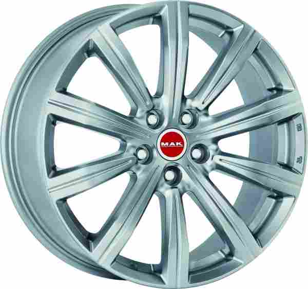 Mak BIRMINGHAM farba: SILVER 9.5x22 5x120 ET49