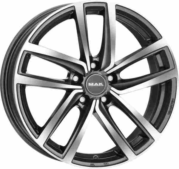 Mak DRESDEN farba: GUN MET-MIRROR FACE 7x17 5x100 ET46