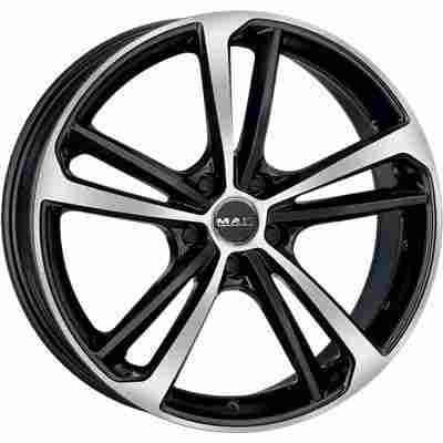 Mak NURBURG farba: GLOSS BLACK 8.5x20 5x108 ET45