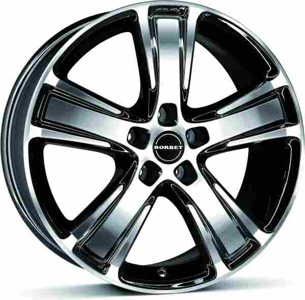 Borbet Ma Farba: Cierno Lesteny 7.5x17 5x100 ET38