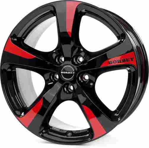 Borbet Cc Farba: Cierno Cerveno Sports 8.5x18 5x120 ET45